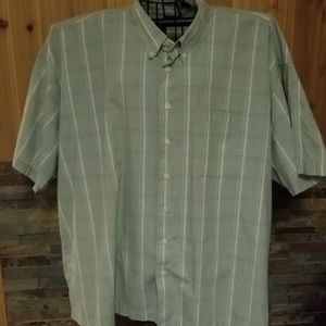 Izod men's 3xl button down short sleeve shirt